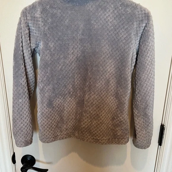 Columbia Soft Gray Fleece Jacket - Picture 4 of 5